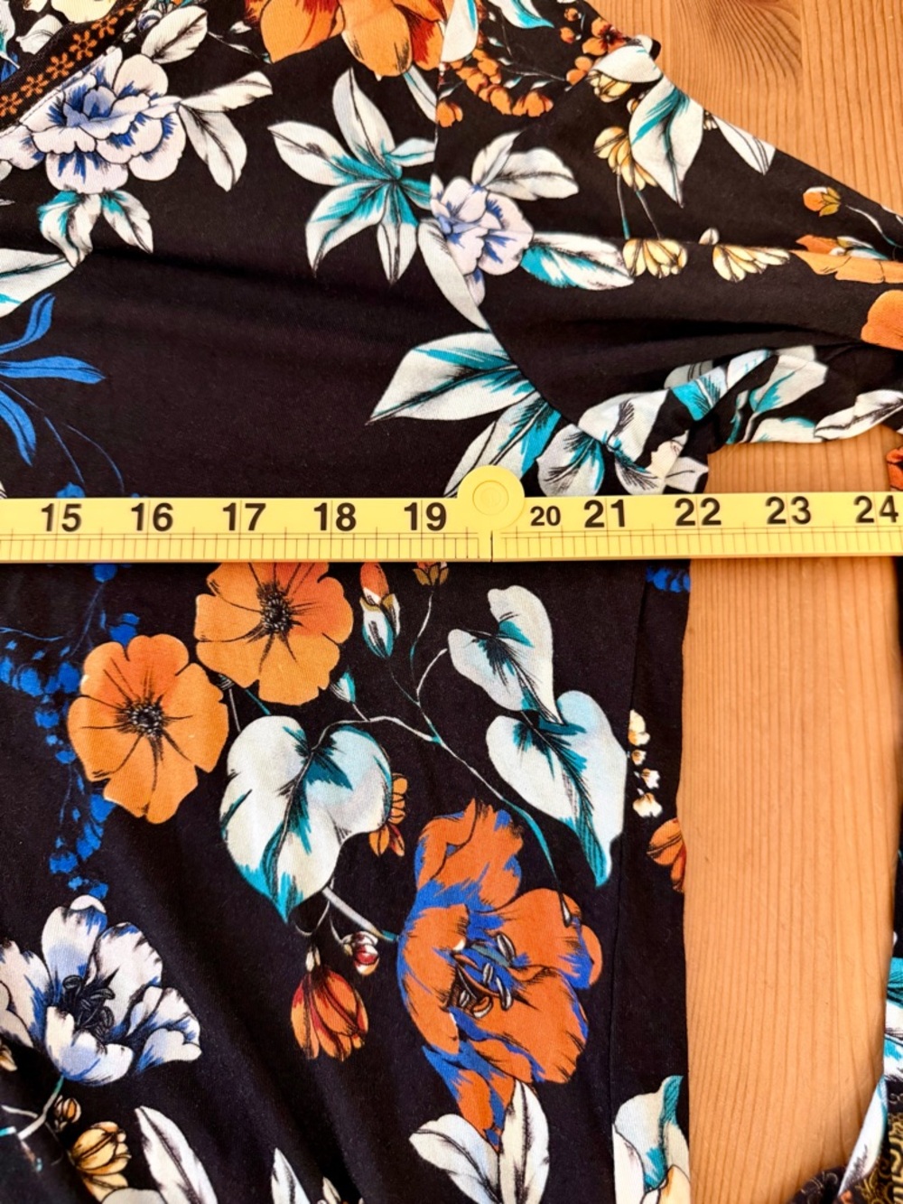 Johnny Was Golden Spring Favorite Floral Long Sleeve Top Bamboo Blend Boho Large - Picture 10 of 10